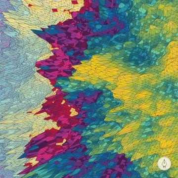 Abstract colorful background. Mosaic. Vector illustration. Can b Stock Illustration