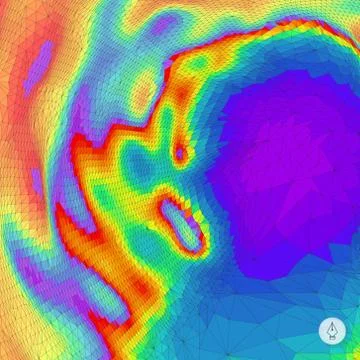 Abstract colorful background. Mosaic. Vector illustration. Can b Stock Illustration