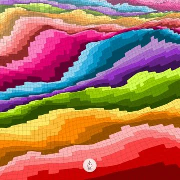 Abstract colorful background. Mosaic vector illustration. Can be 库存插图