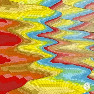 Abstract colorful background. Mosaic. Vector illustration Stock Illustration