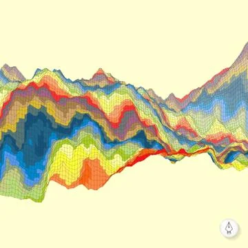 Abstract colorful background. Mosaic vector illustration Stock Illustration