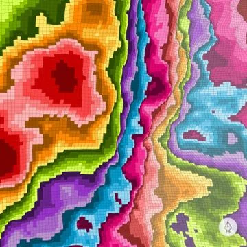 Abstract colorful background. Mosaic vector illustration Stock Illustration