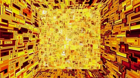 Abstract colorful background with moving patterns. 3d render Stock Footage 233062159