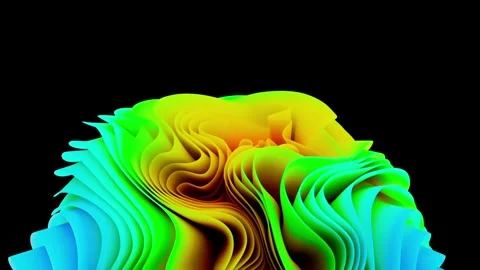 Abstract Colorful Background in Multicolor Gradient Animation Stock Footage 288167732