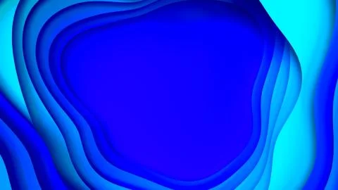 Abstract colorful background with multiple layers of wave surface with differ Stock Illustration