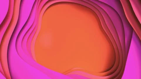 Abstract colorful background with multiple layers of wave surface with differ 스톡 일러스트