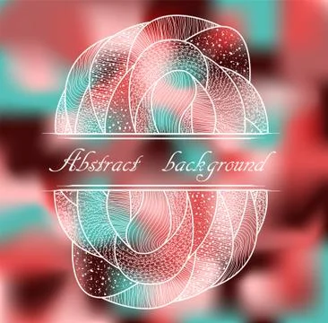 Abstract colorful background with pattern. Stock Illustration