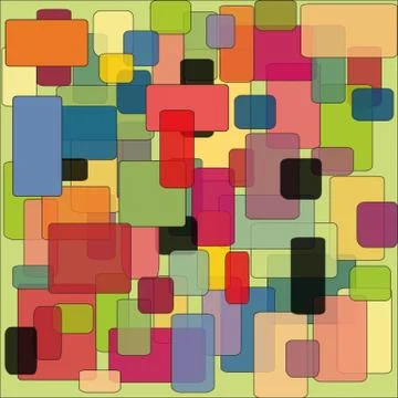 Abstract colorful background pattern of squares Stock Illustration