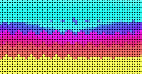 Abstract colorful background. Pixel animation, Visual video effect, Pixel art 8  Video stock 315525373