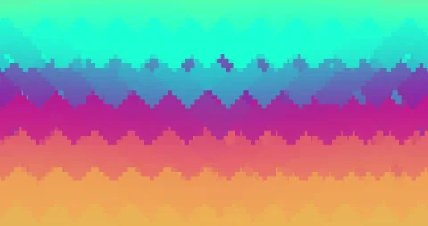 Abstract colorful background. Pixel animation, Visual video effect, Pixel art 8  Video stock 315525665