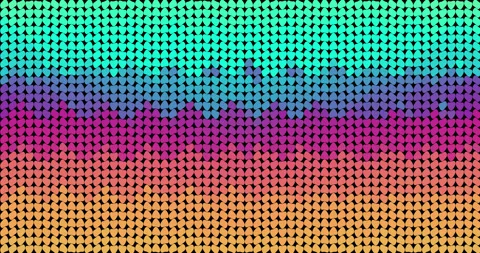Abstract colorful background. Pixel animation, Visual video effect, Pixel art 8  Video stock 315525723