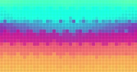Abstract colorful background. Pixel animation, Visual video effect, Pixel art 8  Video stock 315525845