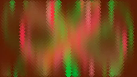 Abstract colorful background with red and green pixelated patterns Stock Illustration
