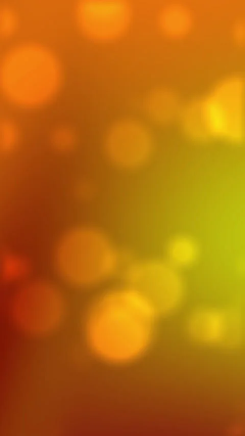Abstract colorful background with soft bokeh lights in warm hues Stock Footage 310097675