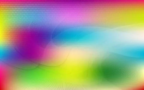 Abstract colorful background with soft waves and halftone dots for modern p.. Stock Illustration