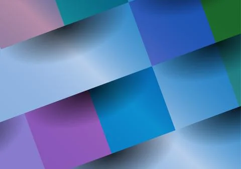 Abstract, colorful background with square frames. Geometric vector, fashion w Stock Illustration