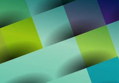 Abstract, colorful background with square frames. Geometric vector, fashion w Stock Illustration