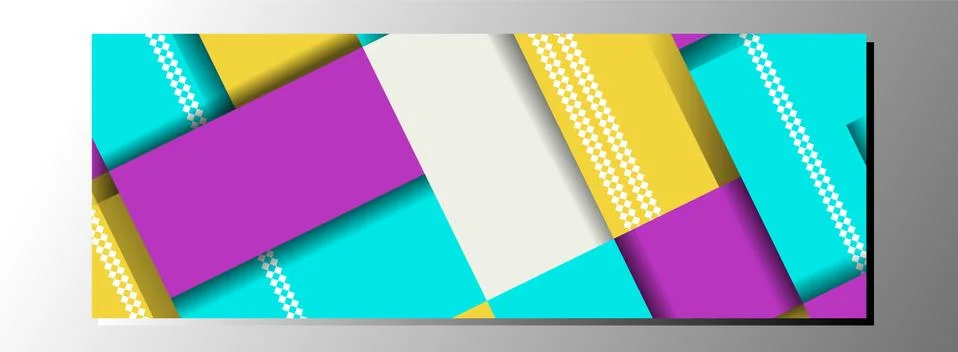 Abstract, colorful background with square frames. vector geometric, fashion w Stock Illustration