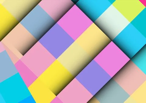 Abstract colorful background with square frames. vector geometric. Illustrazione stock