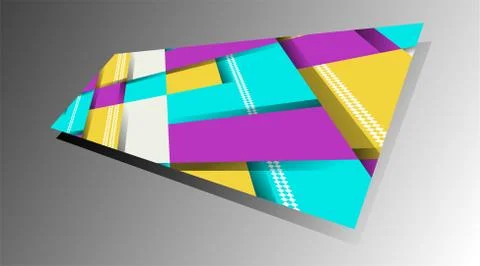 Abstract, colorful background with square frames. vector geometric, fashion w Stock Illustration