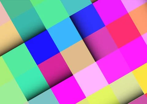 Abstract colorful background with square frames. vector geometric. Illustrazione stock