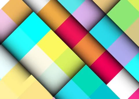 Abstract colorful background with square frames. vector geometric. Stock Illustration