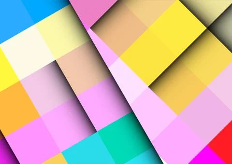 Abstract colorful background with square frames. vector geometric. Illustrazione stock