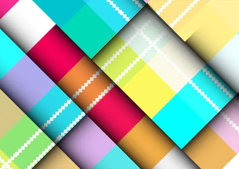Abstract. colorful background with square frames. vector geometric. Stock Illustration