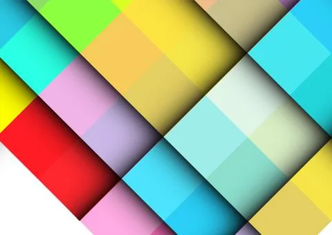 Abstract colorful background with square frames. vector geometric. Illustrazione stock