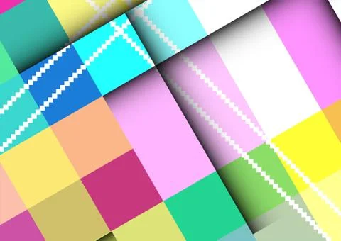 Abstract. colorful background with square frames. vector geometric. Stock Illustration