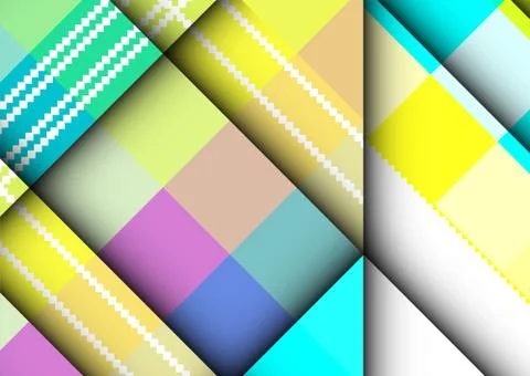 Abstract. colorful background with square frames. vector geometric. Illustrazione stock