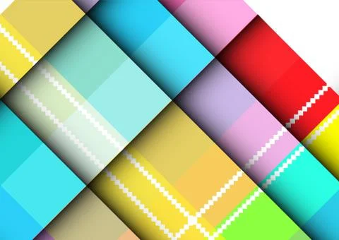 Abstract. colorful background with square frames. vector geometric. Illustrazione stock