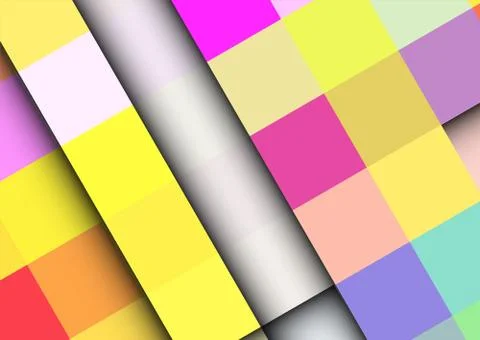Abstract colorful background with square frames. vector geometric. Illustrazione stock