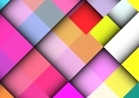 Abstract colorful background with square frames. vector geometric. Stock Illustration