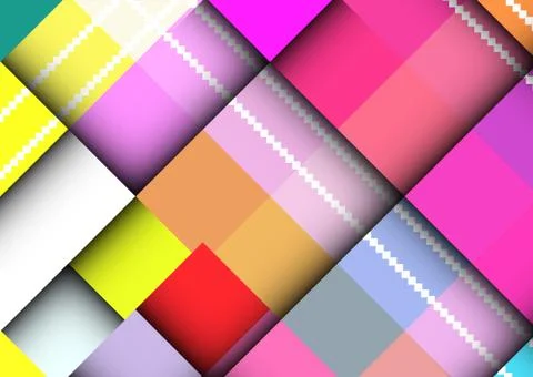 Abstract. colorful background with square frames. vector geometric. イラスト素材