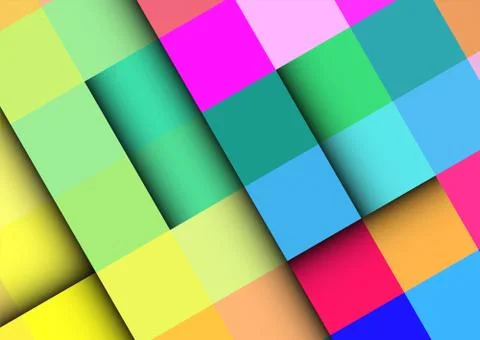 Abstract colorful background with square frames. vector geometric. Illustrazione stock