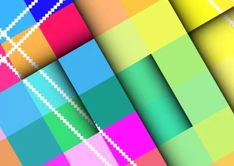 Abstract. colorful background with square frames. vector geometric. Illustrazione stock