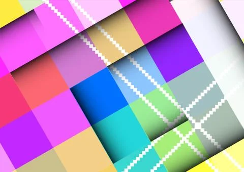 Abstract. colorful background with square frames. vector geometric. Illustrazione stock