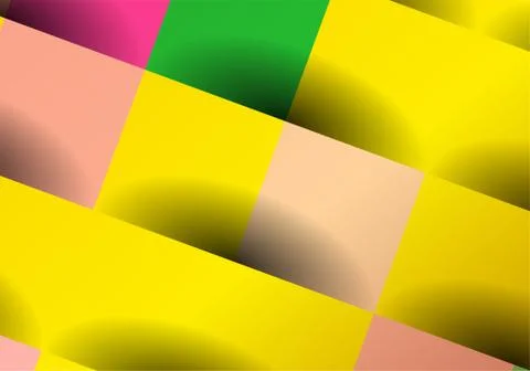 Abstract, colorful background with square frames. Geometric vector, fashion w Illustrazione stock