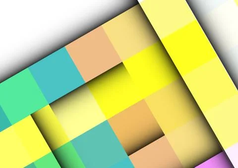 Abstract colorful background with square frames. vector geometric. Illustrazione stock