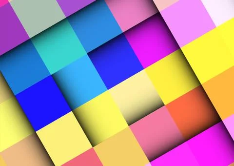 Abstract colorful background with square frames. vector geometric. Illustrazione stock
