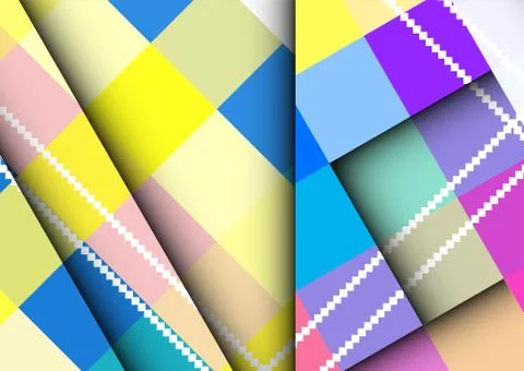 Abstract. colorful background with square frames. vector geometric. Stock Illustration