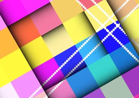 Abstract. colorful background with square frames. vector geometric. Illustrazione stock