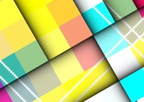 Abstract. colorful background with square frames. vector geometric. Stock Illustration
