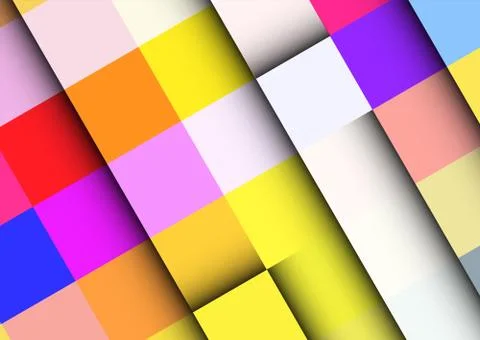 Abstract colorful background with square frames. vector geometric. Stock Illustration