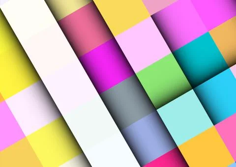 Abstract colorful background with square frames. vector geometric. Illustrazione stock