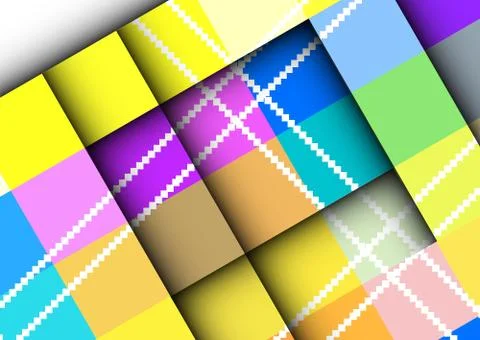 Abstract. colorful background with square frames. vector geometric. Stock Illustration