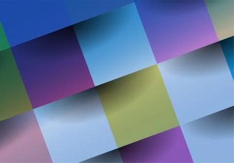 Abstract, colorful background with square frames. Geometric vector, fashion w Illustrazione stock