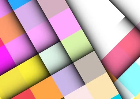 Abstract colorful background with square frames. vector geometric. Illustrazione stock