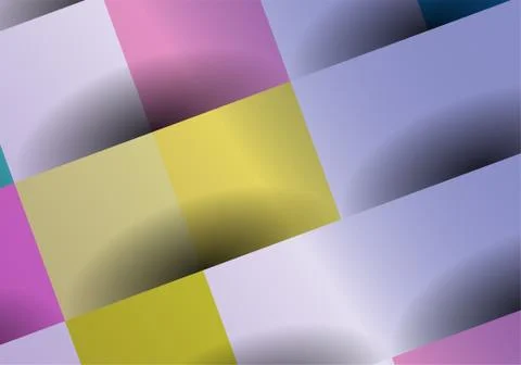 Abstract, colorful background with square frames. Geometric vector, fashion w Illustrazione stock